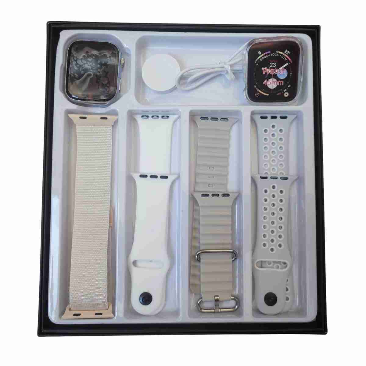 SmartWatch Almalux® T10 Pro Max - reloj inteligente con 4 estilos de correas y Protector de pantalla