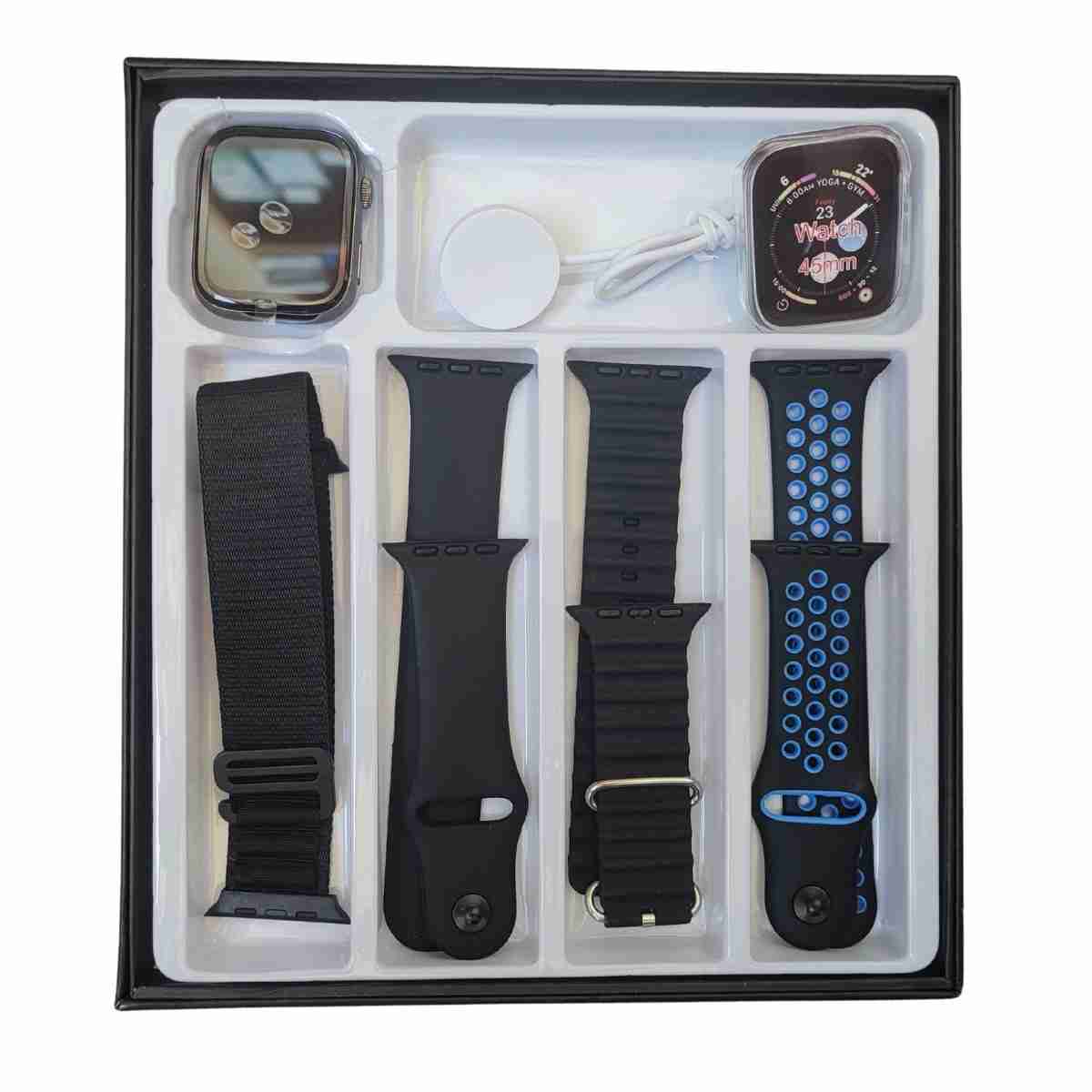 SmartWatch Almalux® T10 Pro Max - reloj inteligente con 4 estilos de correas y Protector de pantalla