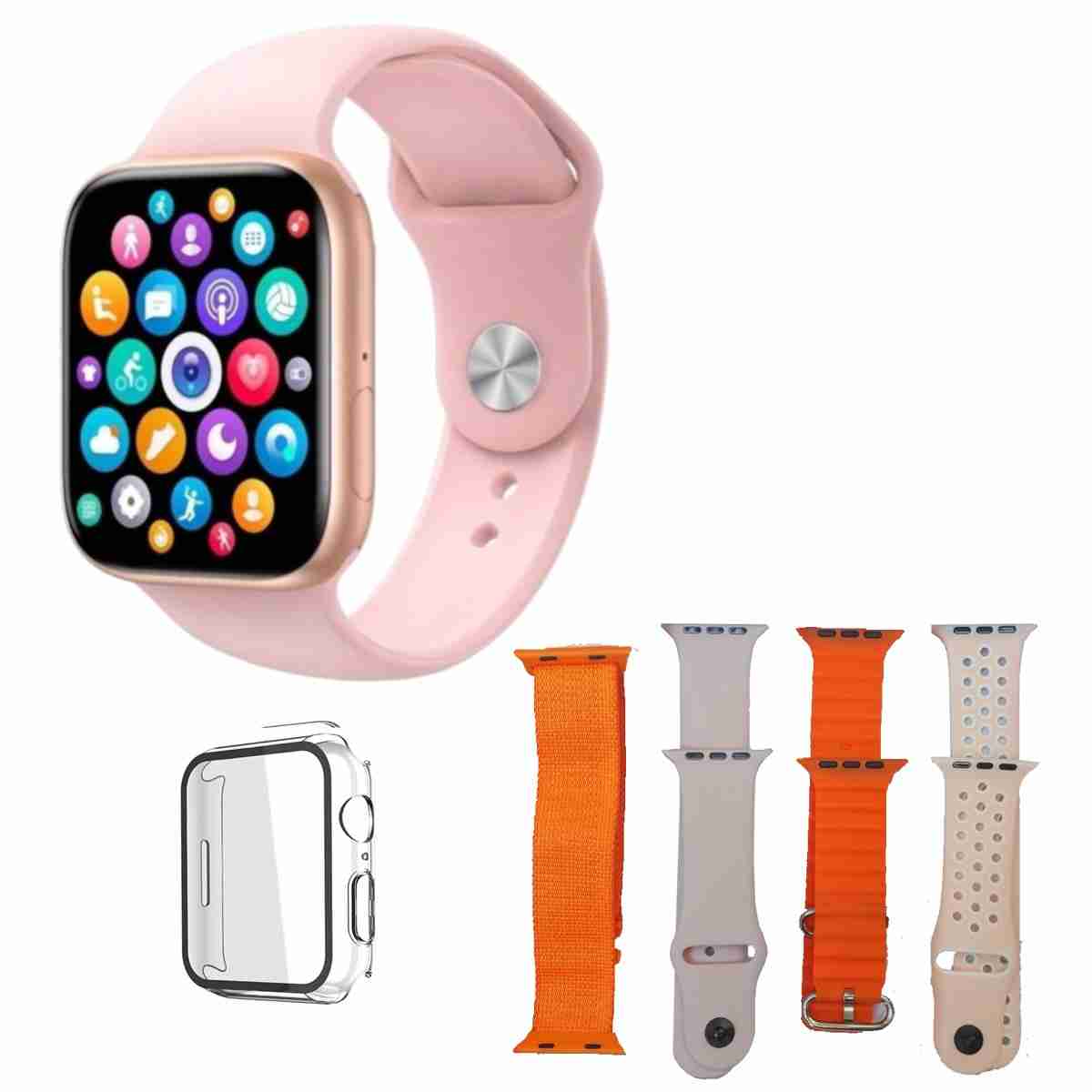 SmartWatch Almalux® T10 Pro Max - reloj inteligente con 4 estilos de correas y Protector de pantalla