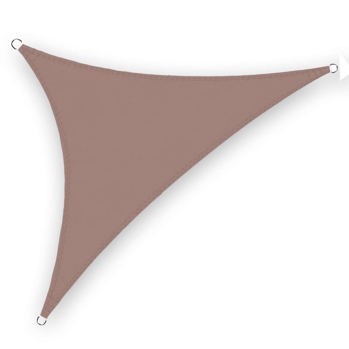 Toldo Vela Triangular Almalux® - Impermeable - Con Anillas integradas, cuerdas y Bolsa de almacenaje