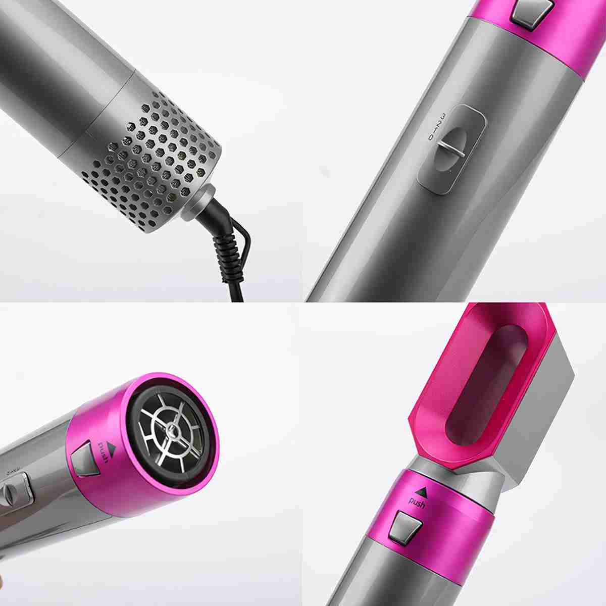 Secador de pelo Moldeador 5 en 1 Almalux® - Voluminizador Ondulacion Alisador