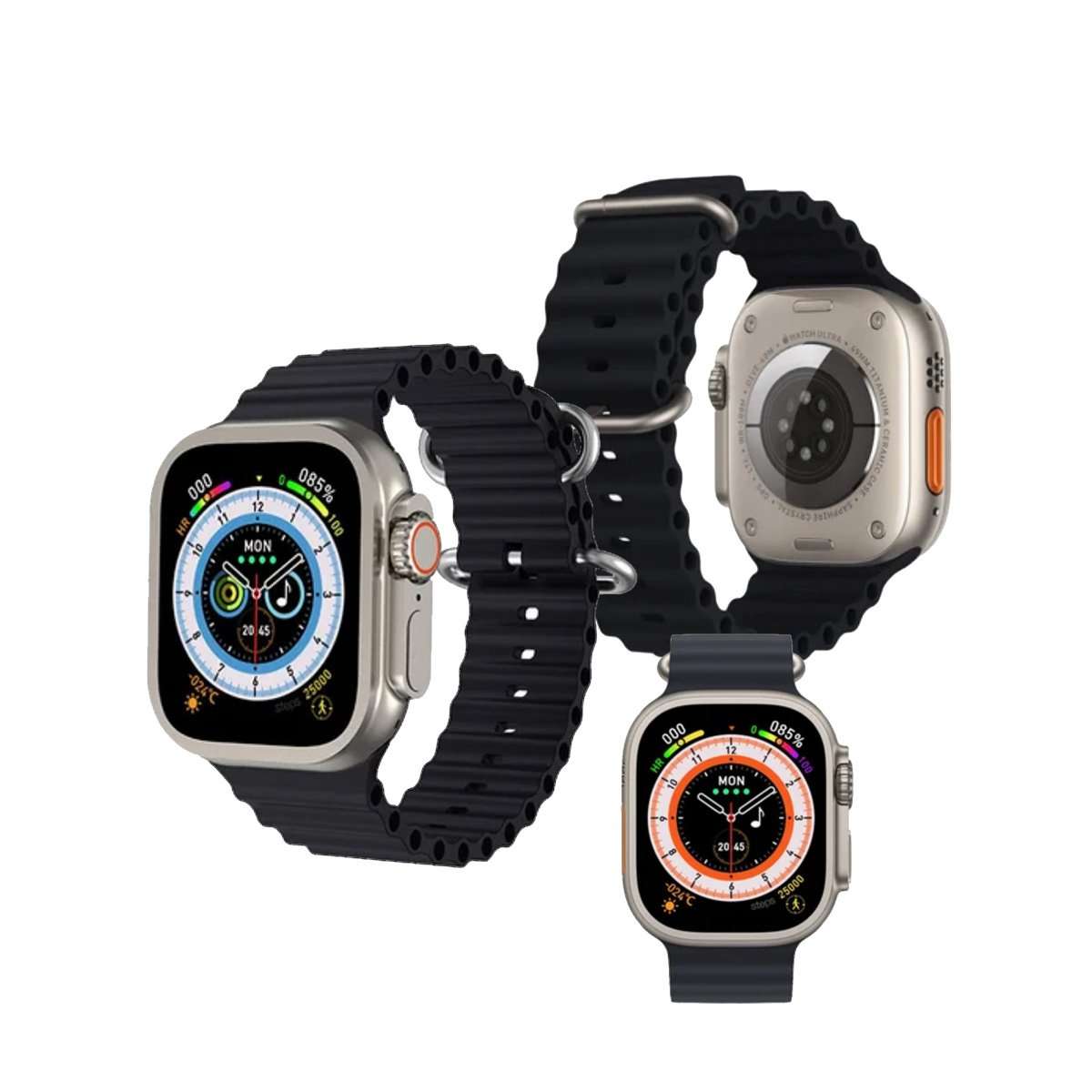 Smartwatch Reloj inteligente Almalux® Ultra con 7 correas