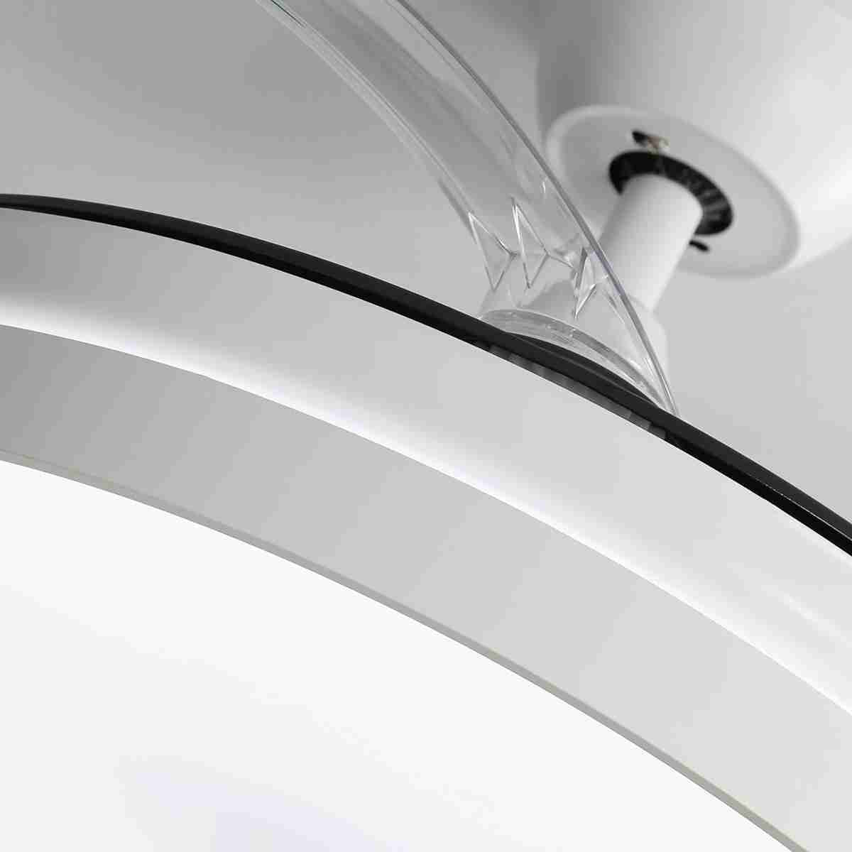 Ventilador de Techo Almalux con Luz LED - Aspas retráctiles de 106 cm - Silencioso - Función Frío-Calor