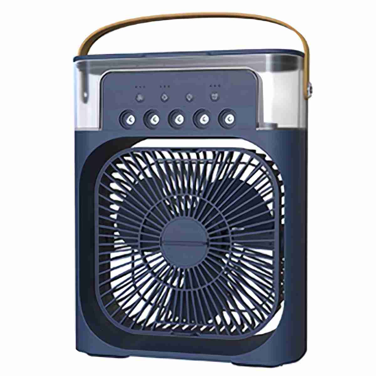 Ventilador Almalux® Portatil Enfriador de aire 4 en 1 - Ventilador - Humidificador - Aromaterapia y Luz Led de colores