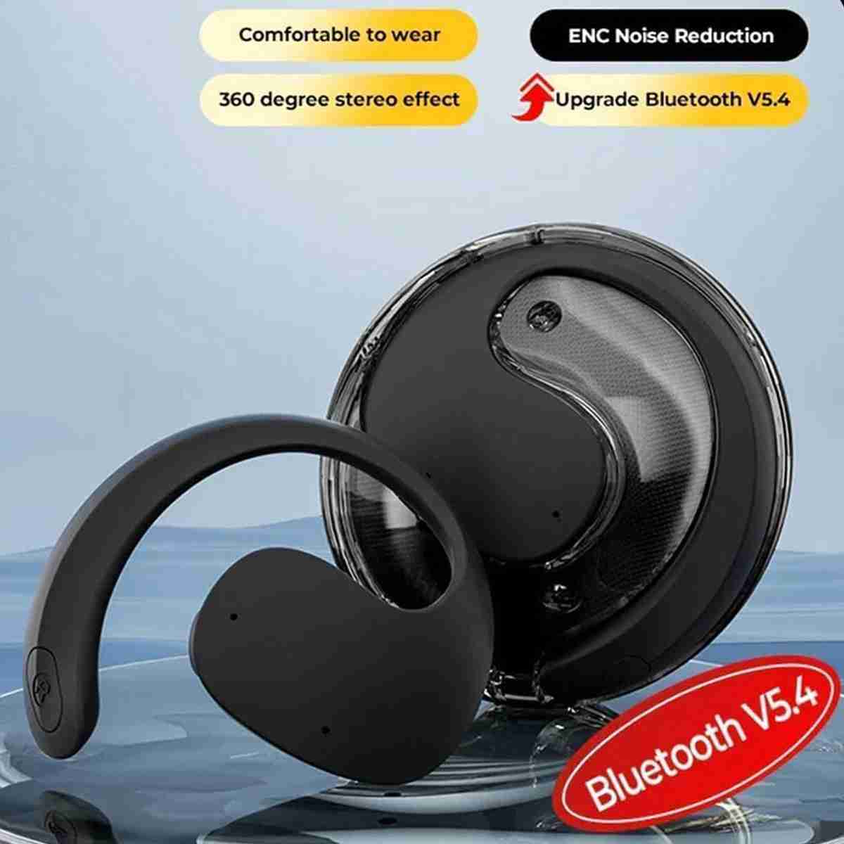 Auriculares Bluetooth deportivos por conducción ósea Almalux® X28 con cancelación de ruido Bluetooth 5.4
