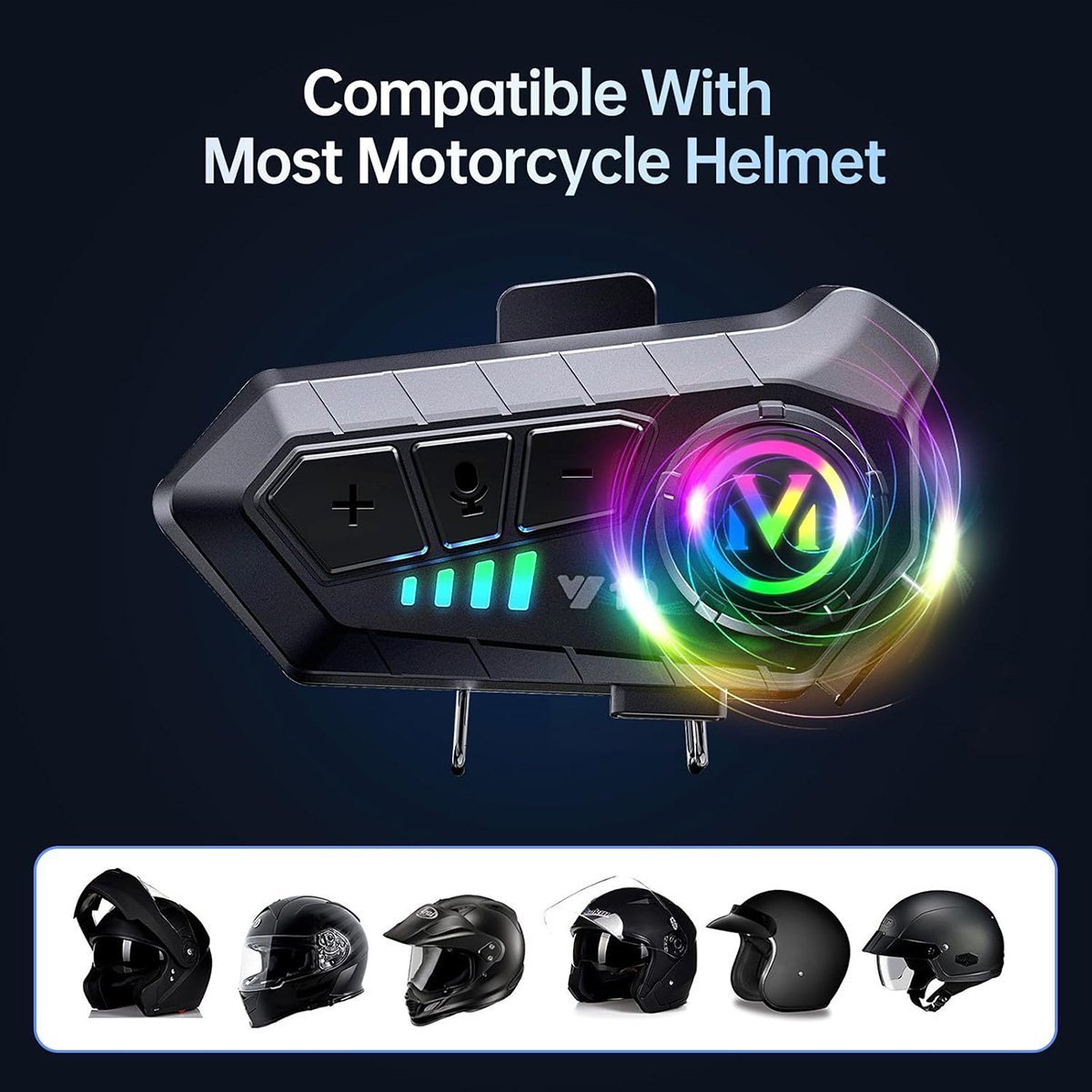 Auricular Intercomunicador para Moto Almalux Y10 – Comunicación Bluetooth 5.3, Resistencia IPX6 y Sonido Hi-Fi