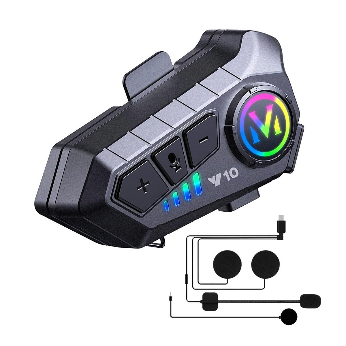 Auricular Intercomunicador para Moto Almalux Y10 – Comunicación Bluetooth 5.3, Resistencia IPX6 y Sonido Hi-Fi