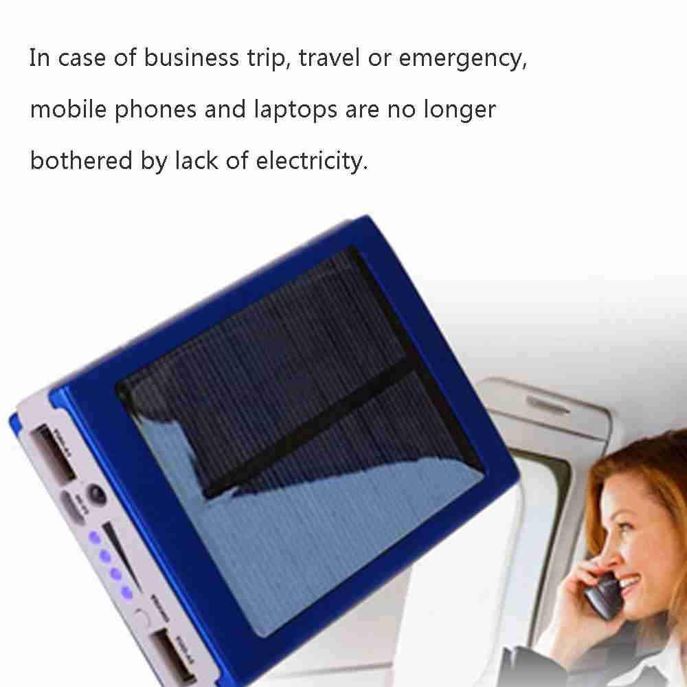Powerbank 20.000 mAh Solar Batería Externa Portátil