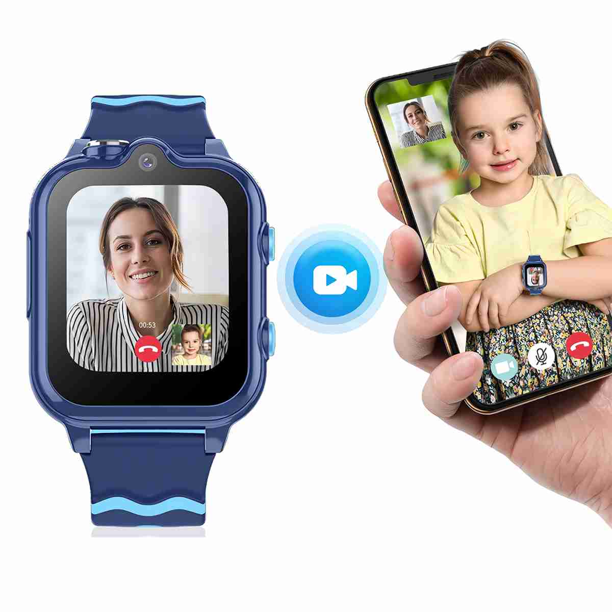 Reloj inteligente Almalux® para niños y niñas con GPS Localizador y comunicación - 4G, GPS en Tiempo Real, Videollamadas, Escucha Remota y SOS