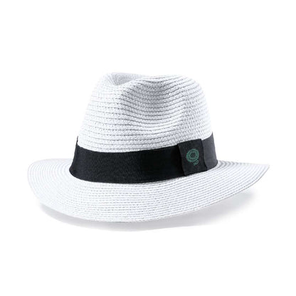 Sombrero de Ala Ancha Ajustable en Material Sintético Natural