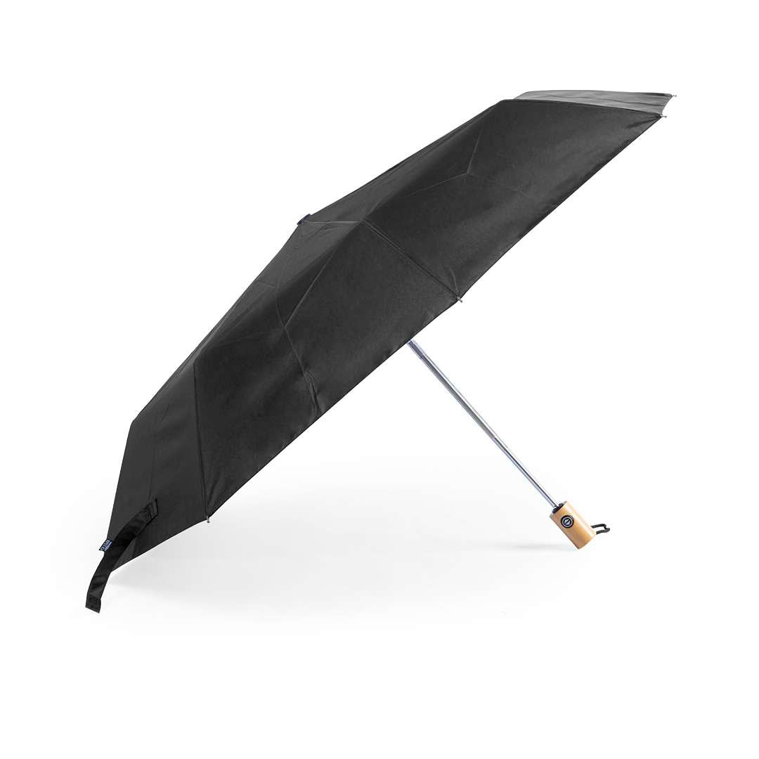 Paraguas Plegable Keitty Nature de 103cm con Mango de Bambú y RPET