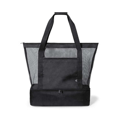 Bolsa nevera sostenible en poliéster RPET 600D con asas reforzadas