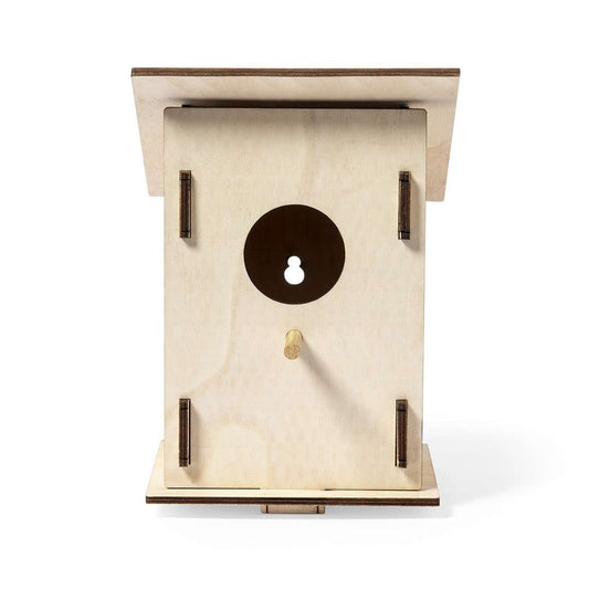 Caseta de madera para pájaros Pecker, fácil montaje y duradera