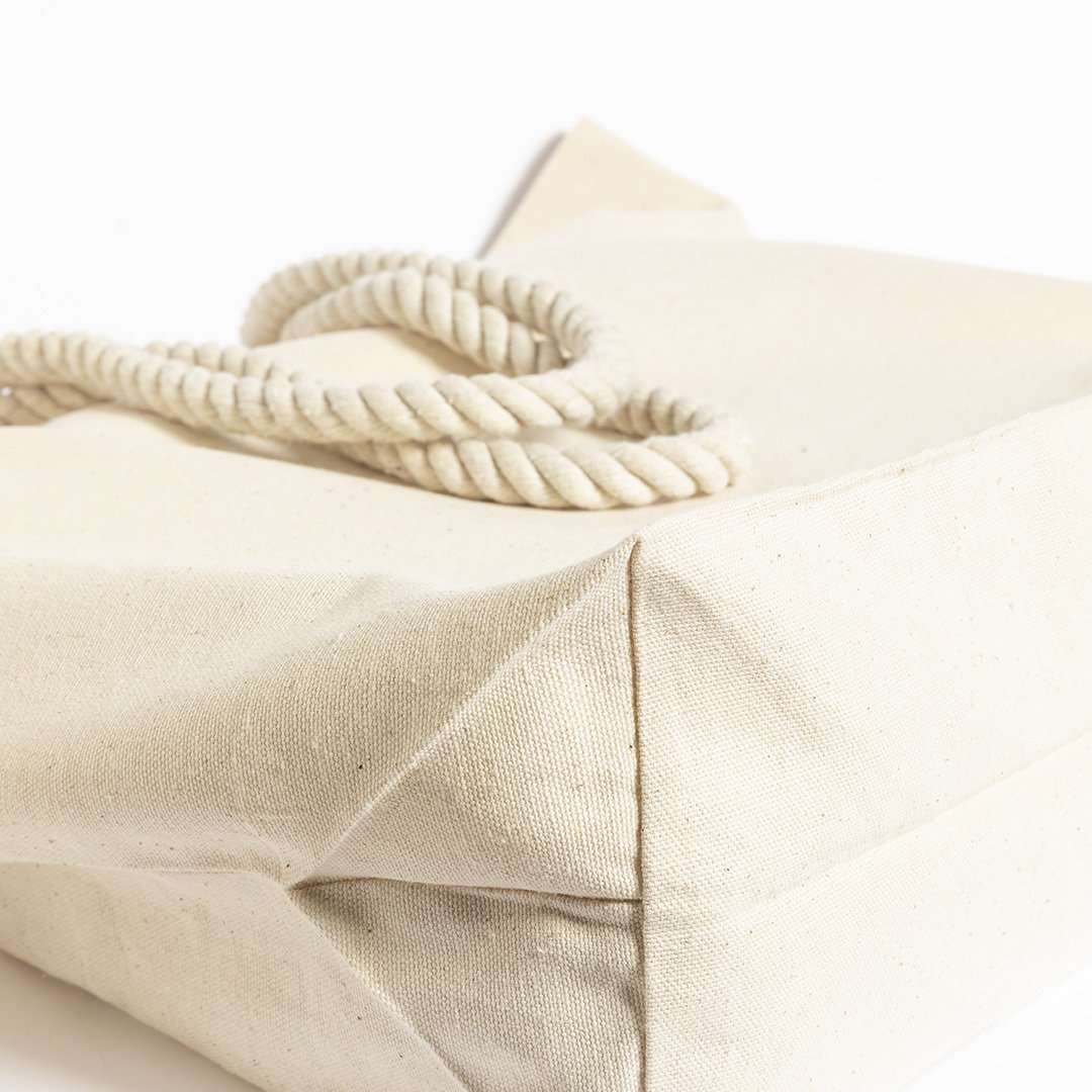 Bolsa de algodón resistente con asas largas de 90 cm - Capacidad 10 kg