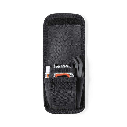 Kit de reparación para bici con 14 accesorios en estuche resistente
