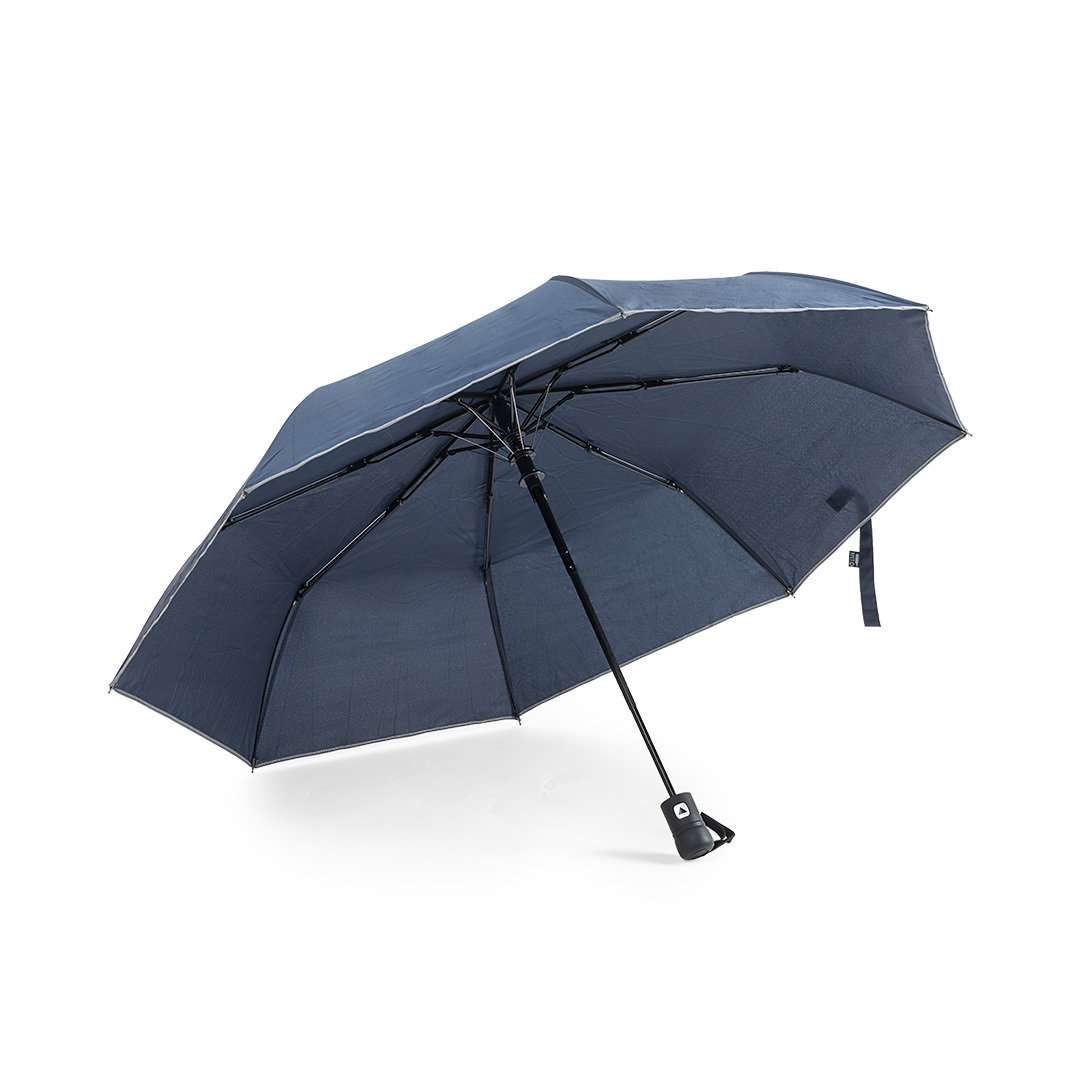 Paraguas plegable Nereus RPET 100cm sostenible y resistente