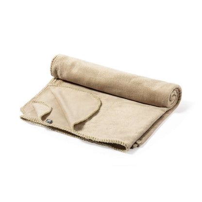 Manta Bibbly premium de polar RPET 130x160 cm con funda algodón