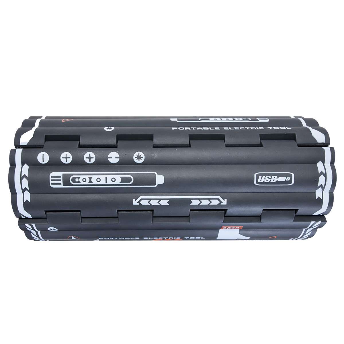 Conjunto de Herramientas de Reparación con Destornillador Eléctrico Inalámbrico USB Tipo-C - 124 en 1