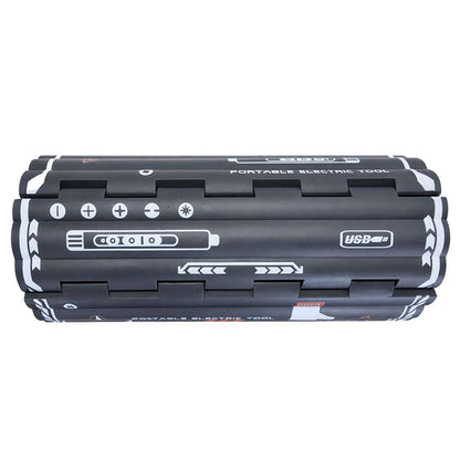 Conjunto de Herramientas de Reparación con Destornillador Eléctrico Inalámbrico USB Tipo-C - 124 en 1