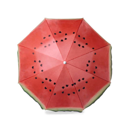 Sombrilla de Playa Colorida con Diseño Frutal y Faldones - 150 cm