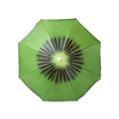 Sombrilla de Playa Colorida con Diseño Frutal y Faldones - 150 cm