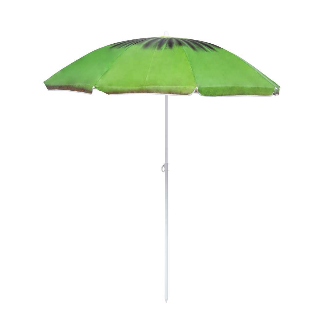 Sombrilla de Playa Colorida con Diseño Frutal y Faldones - 150 cm