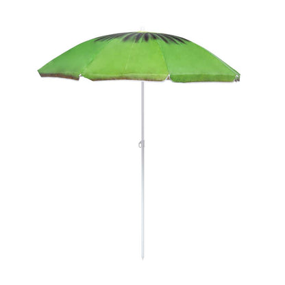 Sombrilla de Playa Colorida con Diseño Frutal y Faldones - 150 cm