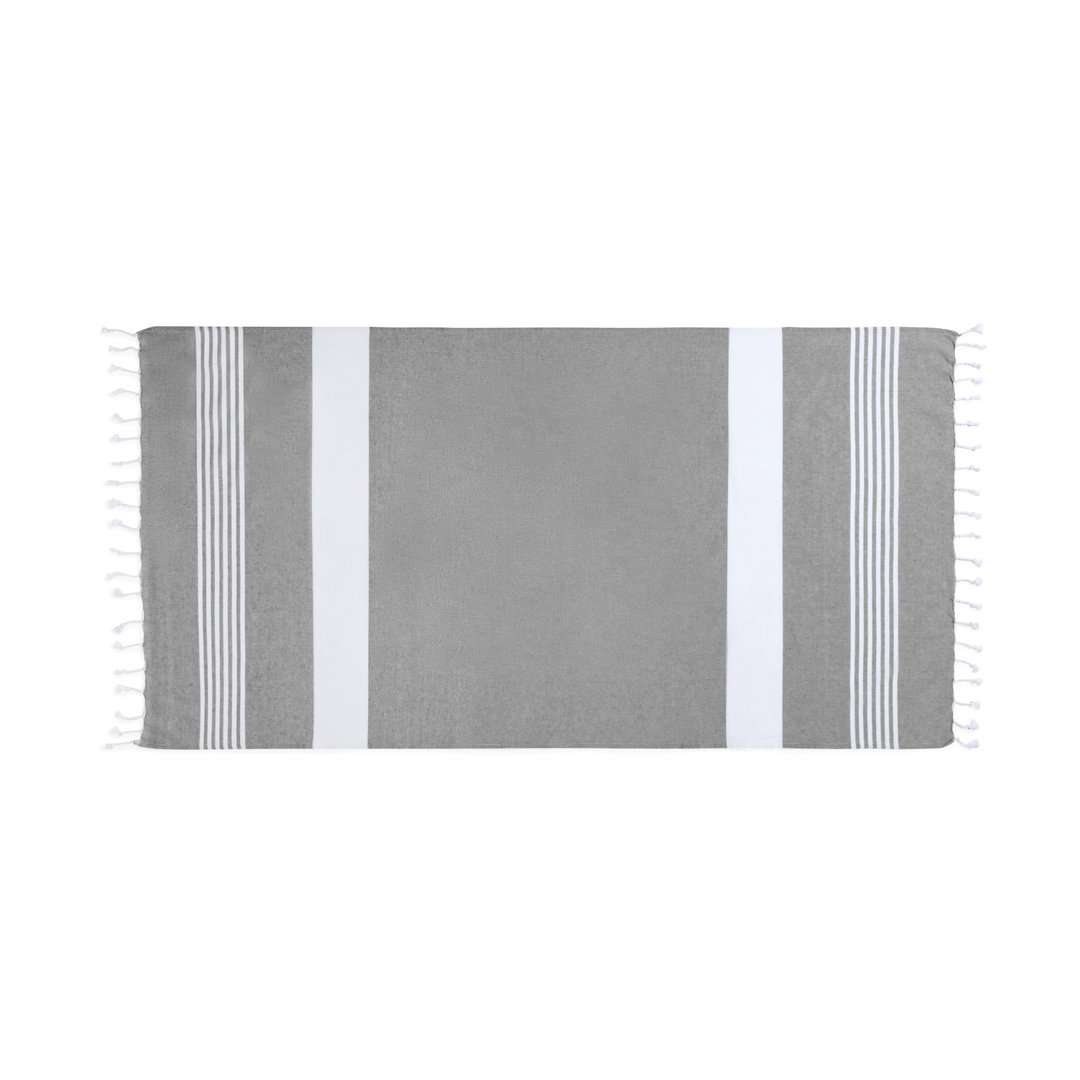 Pareo toalla bicolor de algodón 100% - 170x90 cm