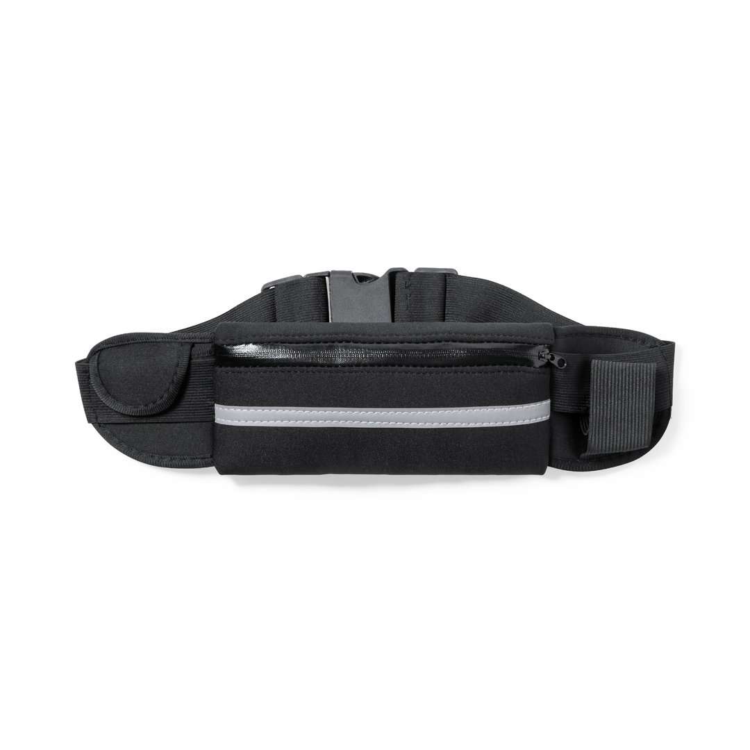 Riñonera deportiva Basset en soft shell con soporte para bidón