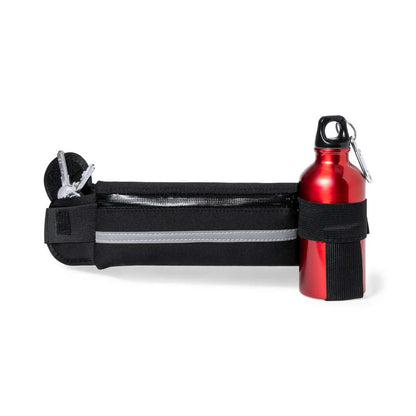 Riñonera deportiva Basset en soft shell con soporte para bidón