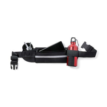 Riñonera deportiva Basset en soft shell con soporte para bidón