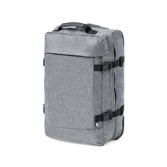 Trolley Nature de 300D RPET con cierre TSA y ruedas resistentes