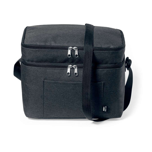 Nevera RPET 14L con dos compartimentos y diseño sostenible