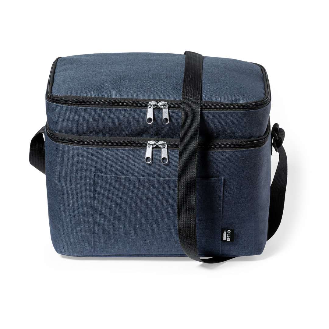 Nevera RPET 14L con dos compartimentos y diseño sostenible