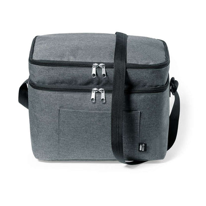 Nevera RPET 14L con dos compartimentos y diseño sostenible