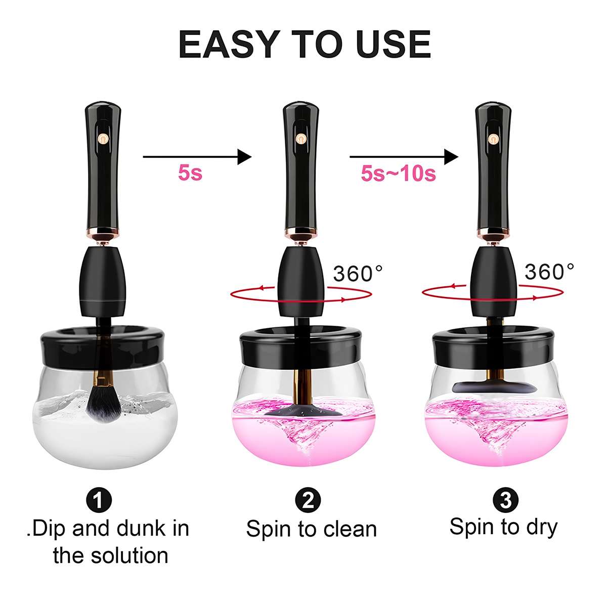 Kit De Limpieza y Secado Almalux® Para Brochas De Maquillaje