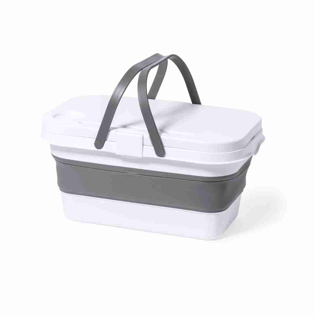 Cesta nevera para picnic plegable y multifunción