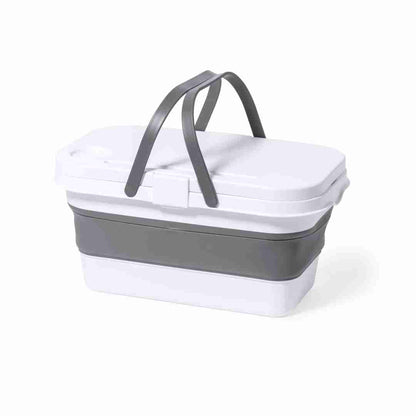 Cesta nevera para picnic plegable y multifunción
