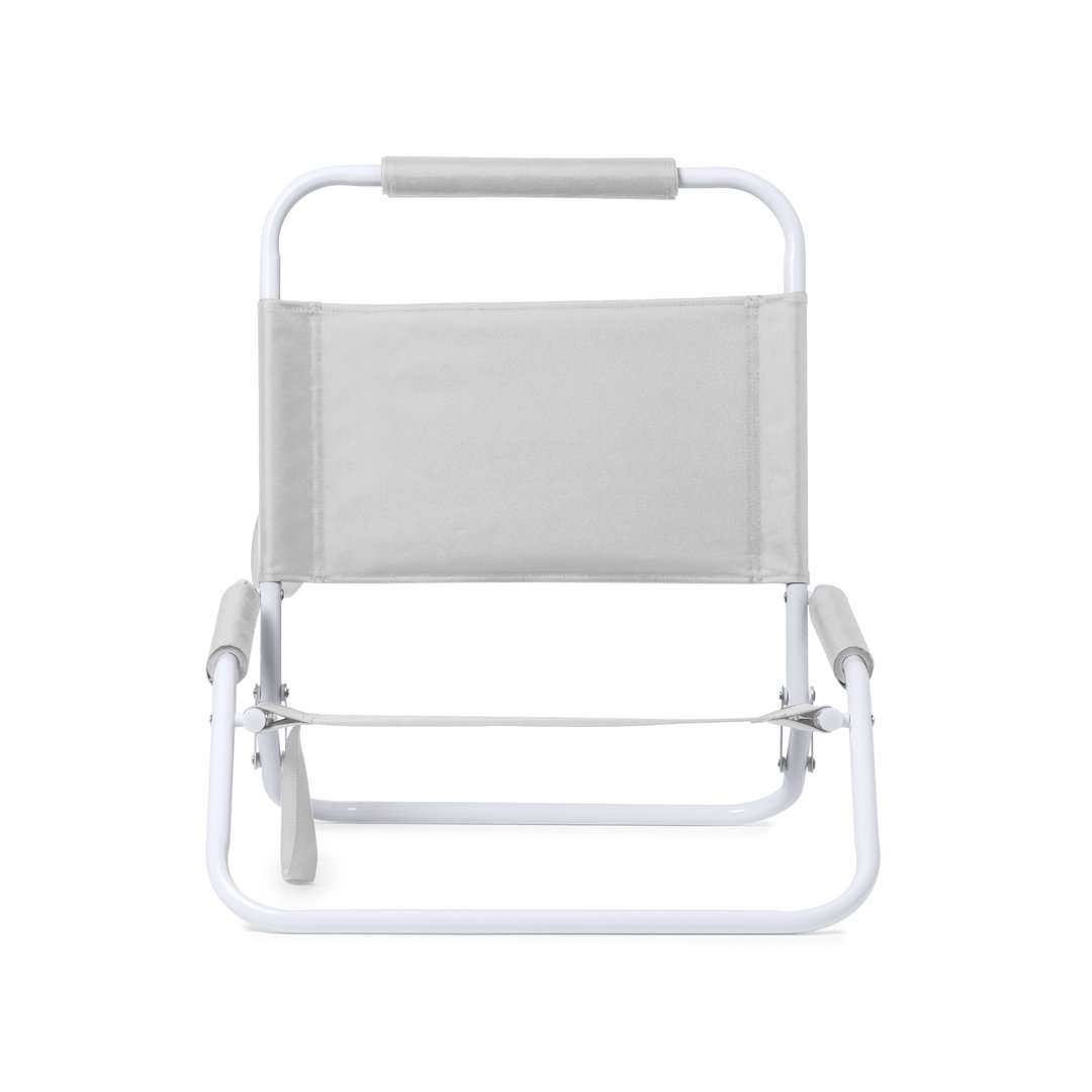 Silla plegable ligera y resistente con acolchado y asa de transporte