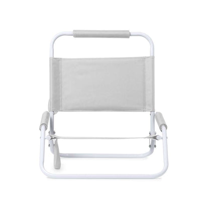 Silla plegable ligera y resistente con acolchado y asa de transporte