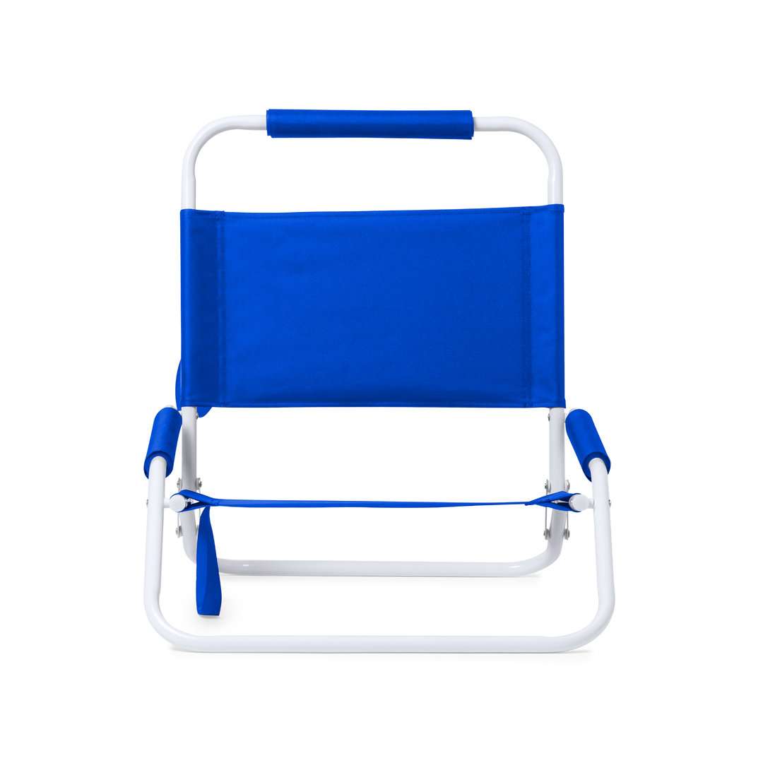 Silla plegable ligera y resistente con acolchado y asa de transporte