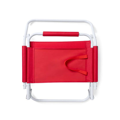 Silla plegable ligera y resistente con acolchado y asa de transporte