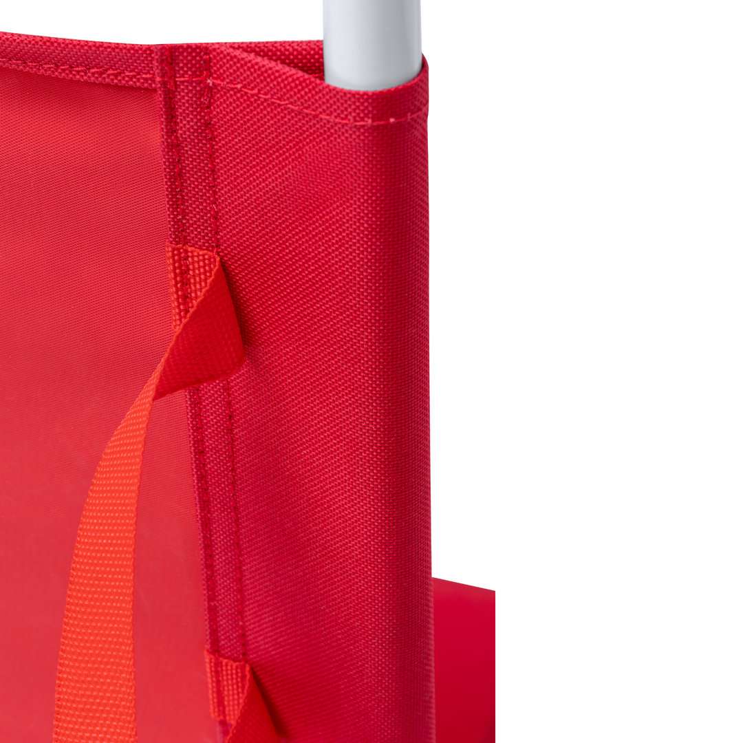 Silla plegable ligera y resistente con acolchado y asa de transporte