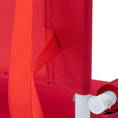 Silla plegable ligera y resistente con acolchado y asa de transporte