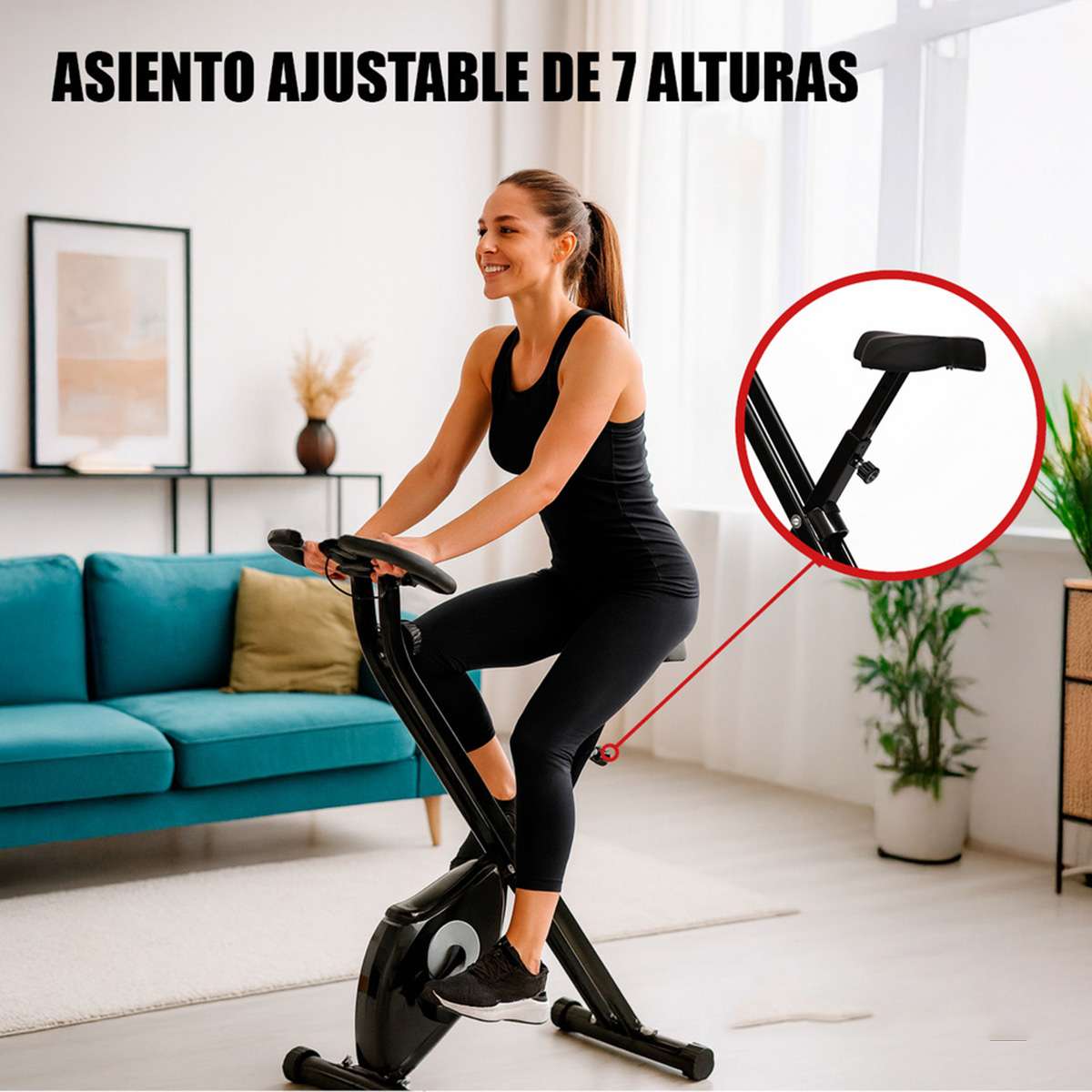Bicicleta Estatica Almalux® Para Uso Domestico