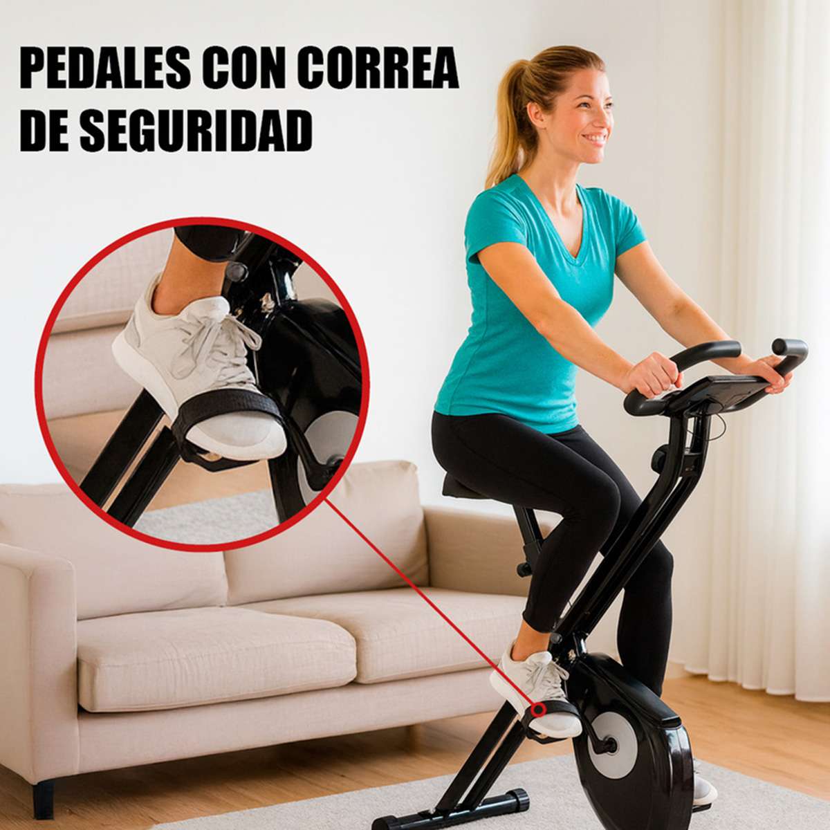 Bicicleta Estatica Almalux® Para Uso Domestico