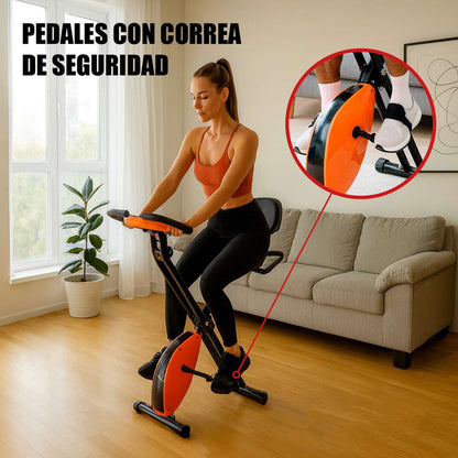 Bicicleta Estatica Almalux® Con Respaldo Lumbar