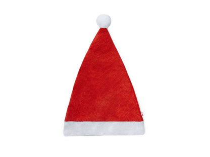 Gorro de Papá Noel sostenible en RPET con pom pom blanco
