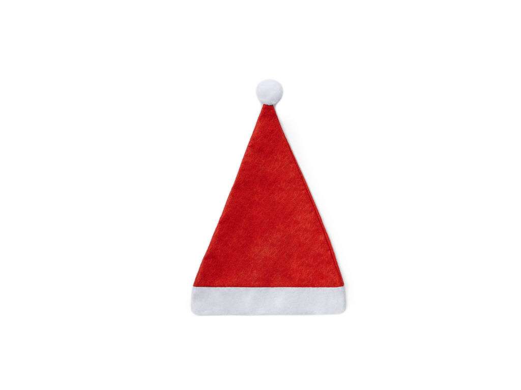 Gorro de Papá Noel para niños con pom pom blanco - Modelo Flip