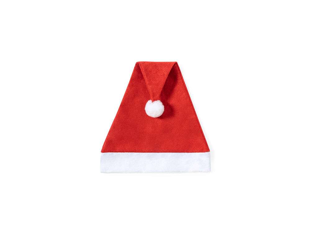 Gorro de Papá Noel para niños con pom pom blanco - Modelo Flip
